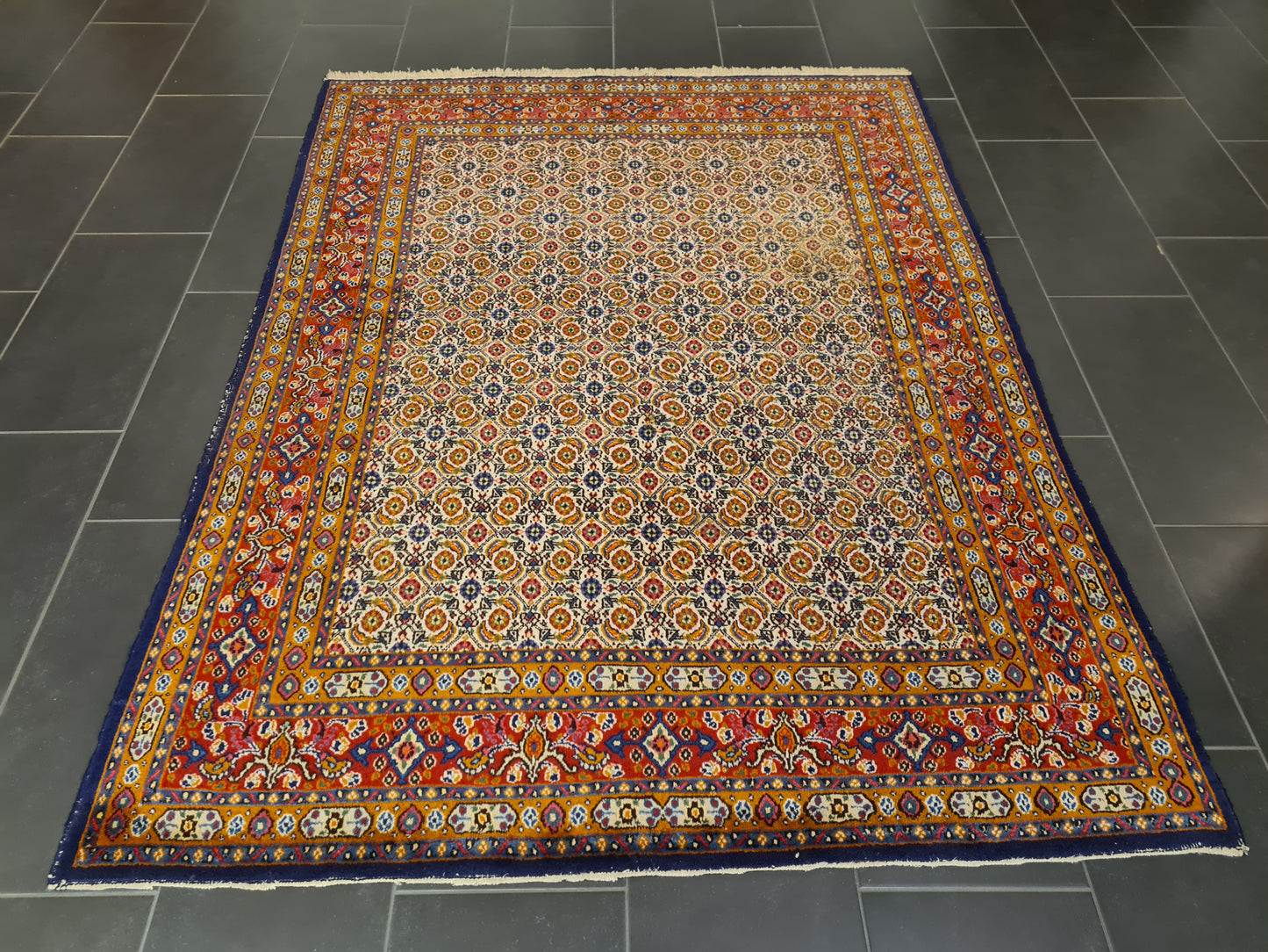 Perserteppich Orientteppich Handgeknüpfter Teppich Moud 212x157cm