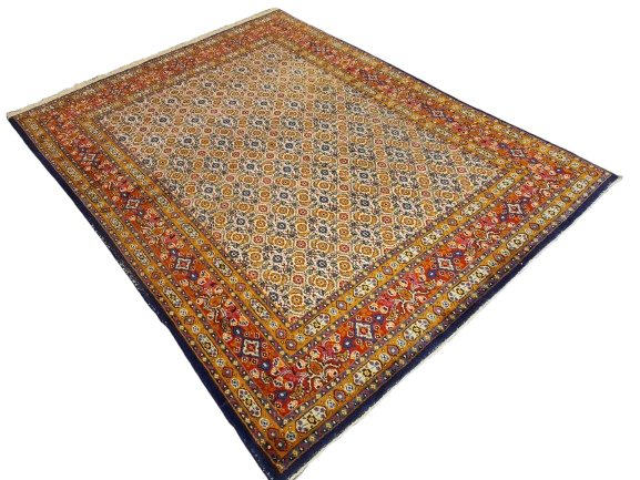 Perserteppich Orientteppich Handgeknüpfter Teppich Moud 212x157cm