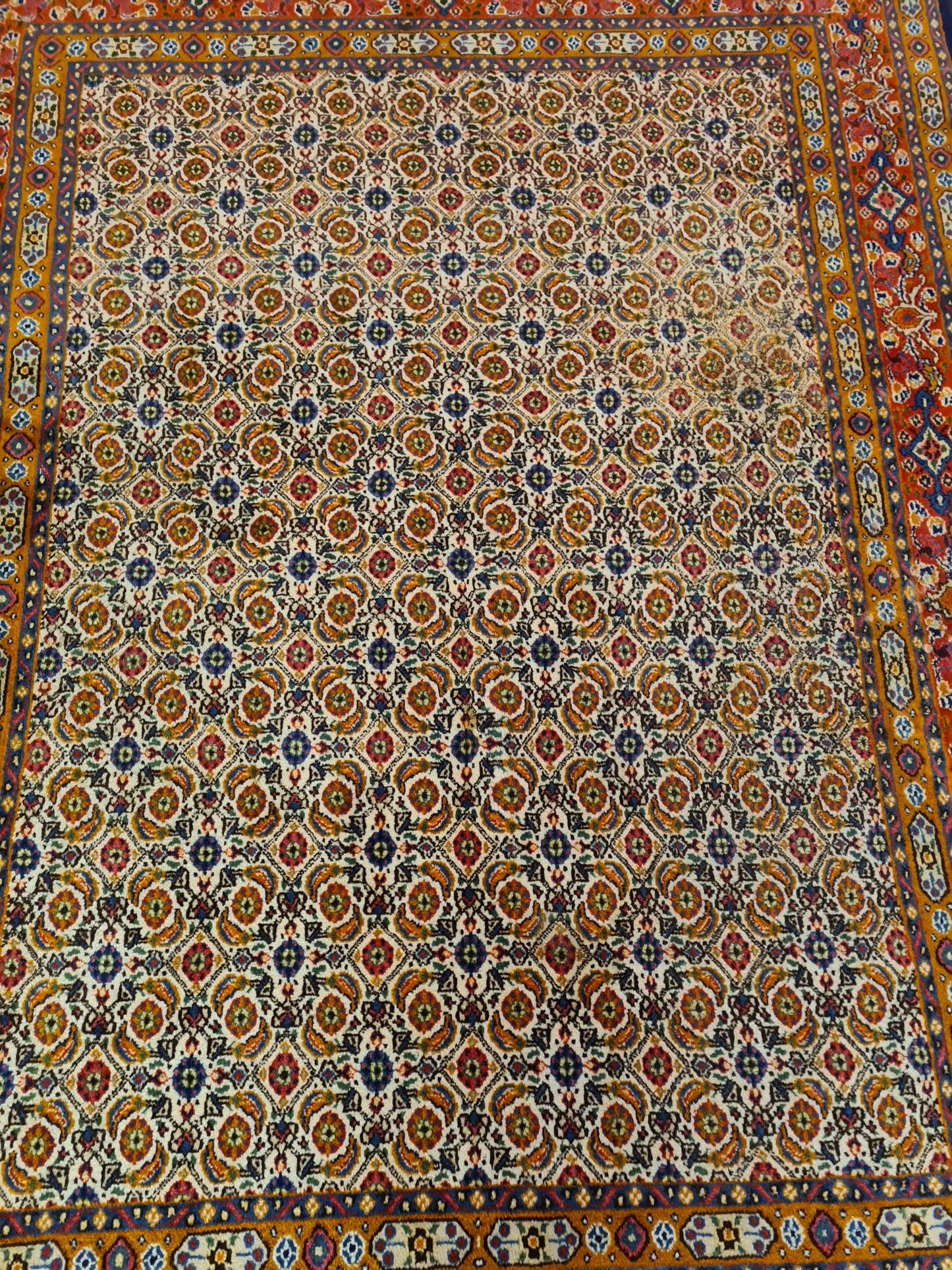 Perserteppich Orientteppich Handgeknüpfter Teppich Moud 212x157cm