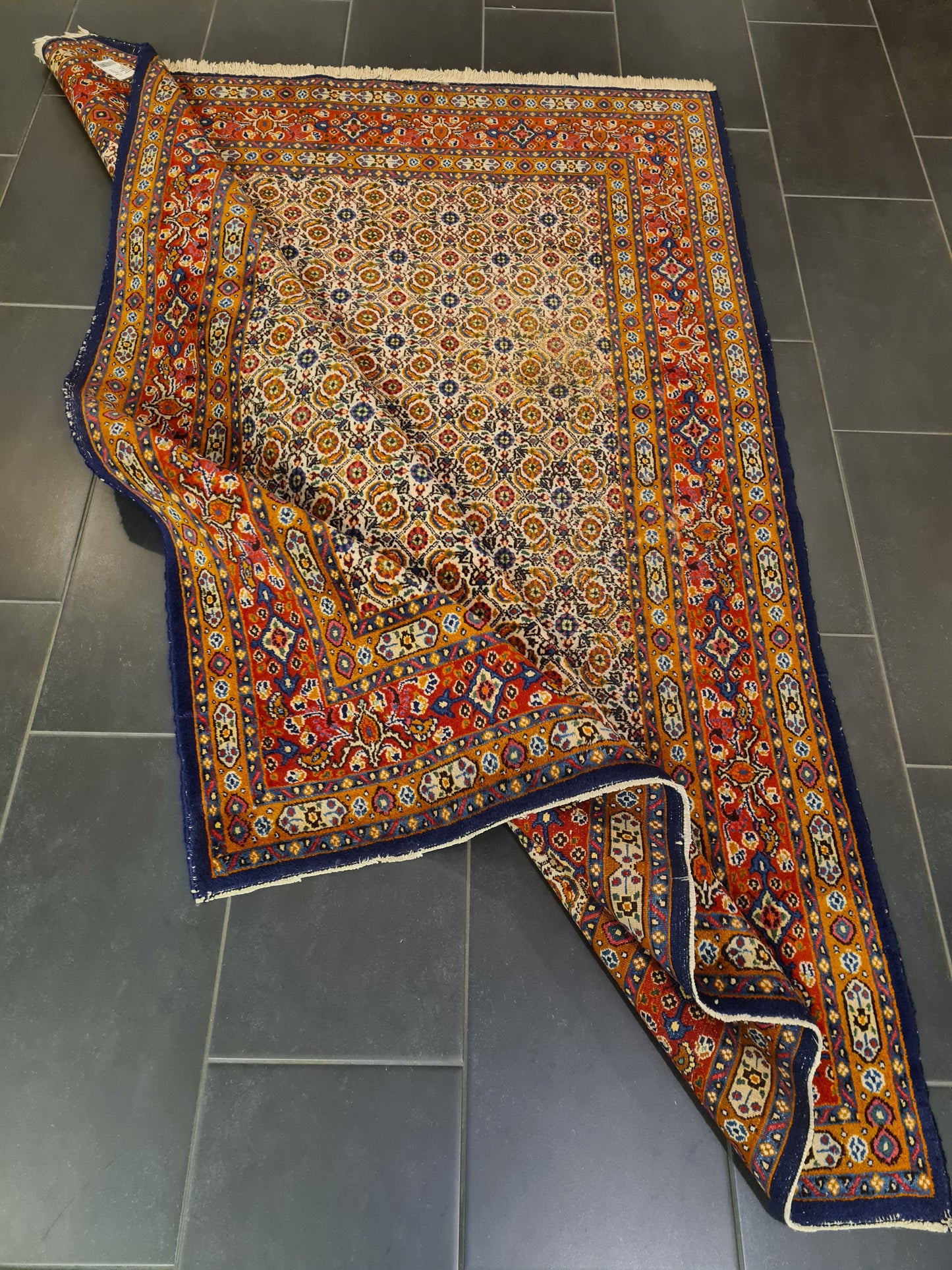 Perserteppich Orientteppich Handgeknüpfter Teppich Moud 212x157cm