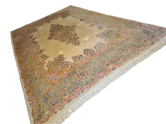 Perserteppich Orientteppich Handgeknüpfter Teppich Kirman Laver 467X330cm