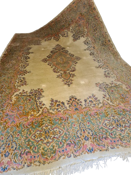 Perserteppich Orientteppich Handgeknüpfter Teppich Kirman Laver 467X330cm