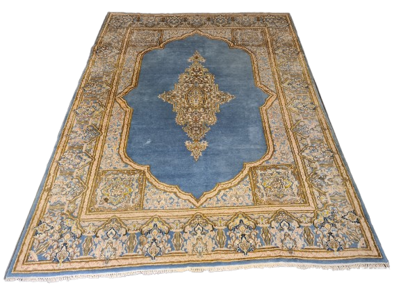 Perserteppich Orientteppich Handgeknüpfter Teppich Kirman Laver 292x211cm