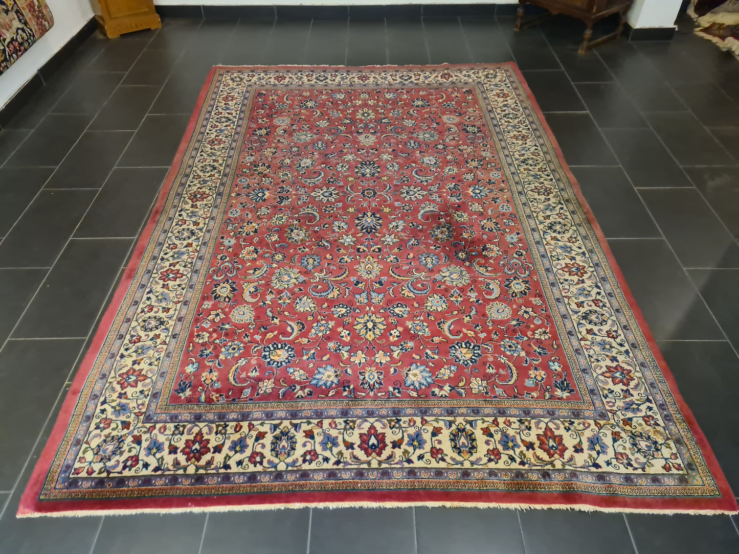 Perserteppich Orientteppich Handgeknüpfter Teppich Sarough fein 319x212cm