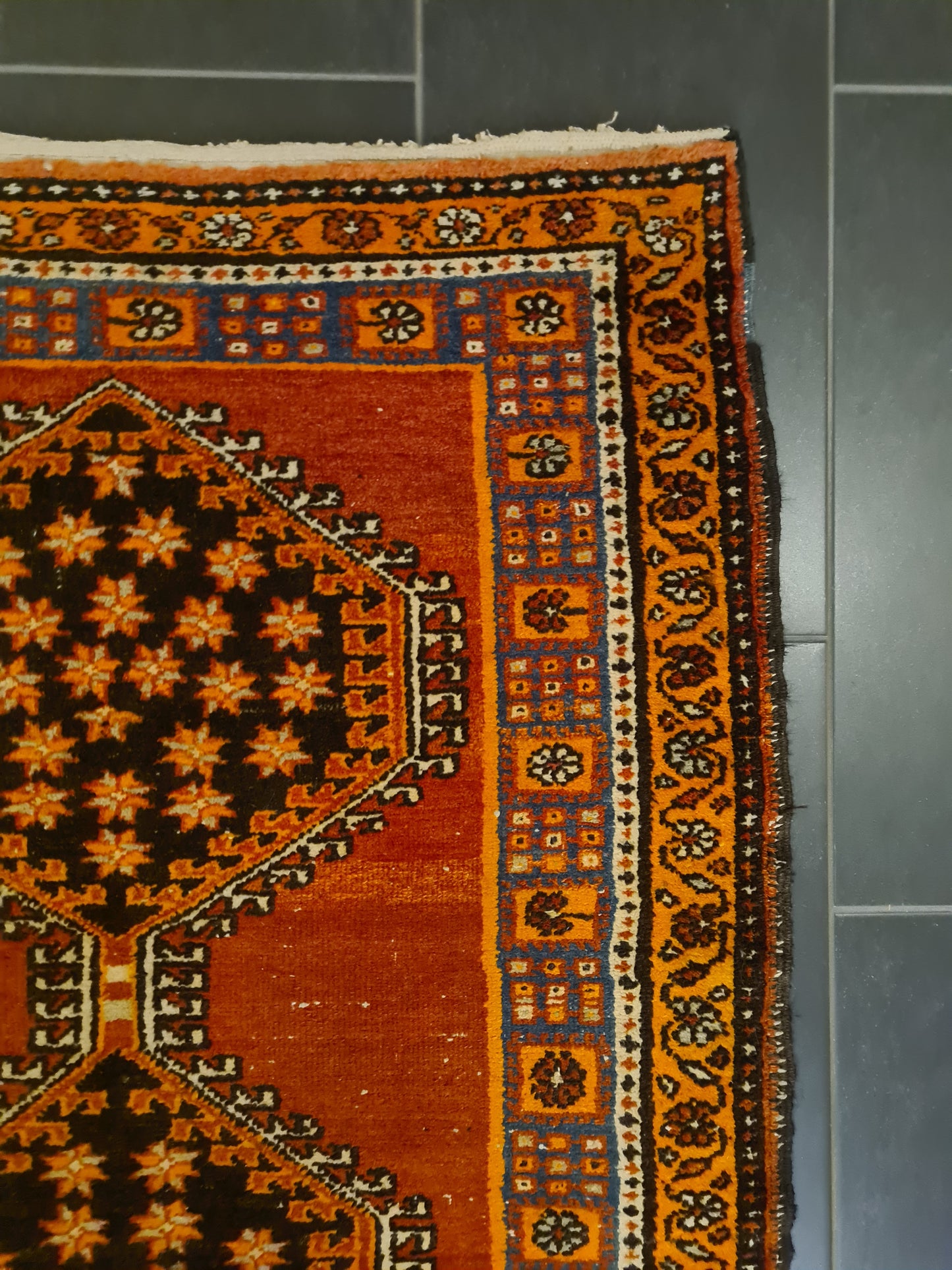 Perserteppich Orientteppich Handgeknüpfter Teppich Malaya Läufer 291x107cm