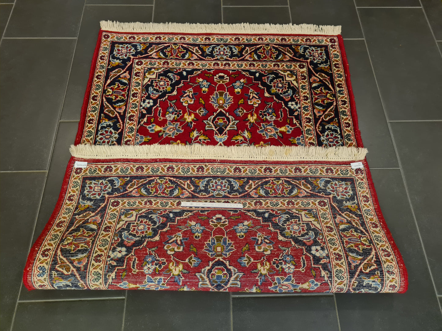 Perserteppich Orientteppich Handgeknüpfter Teppich Keshan 157x102cm