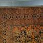 Perserteppich Orientteppich Handgeknüpfter Teppich Afghan art déco 149x107cm