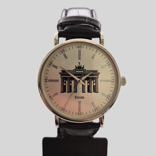 Eiger Herrenarmbanduhr – Klassisches Design mit Brandenburger Tor