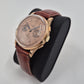 Eleganter Schweizer Chronograph aus 18k Roségold – Zeitloser Vintage-Stil