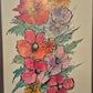 Lithographie Blumen Europäische Schule 1969 51,5x69 cm