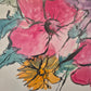 Lithographie Blumen Europäische Schule 1969 51,5x69 cm