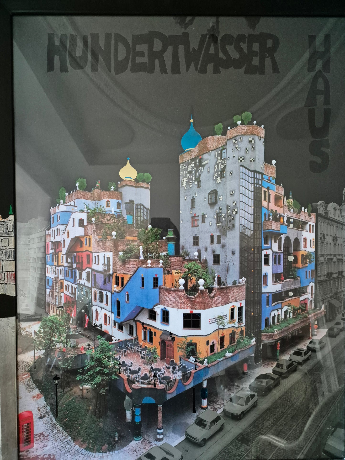 Friedensreich Druckgrafik Hundertwasser Haus 70,5x90,5 cm