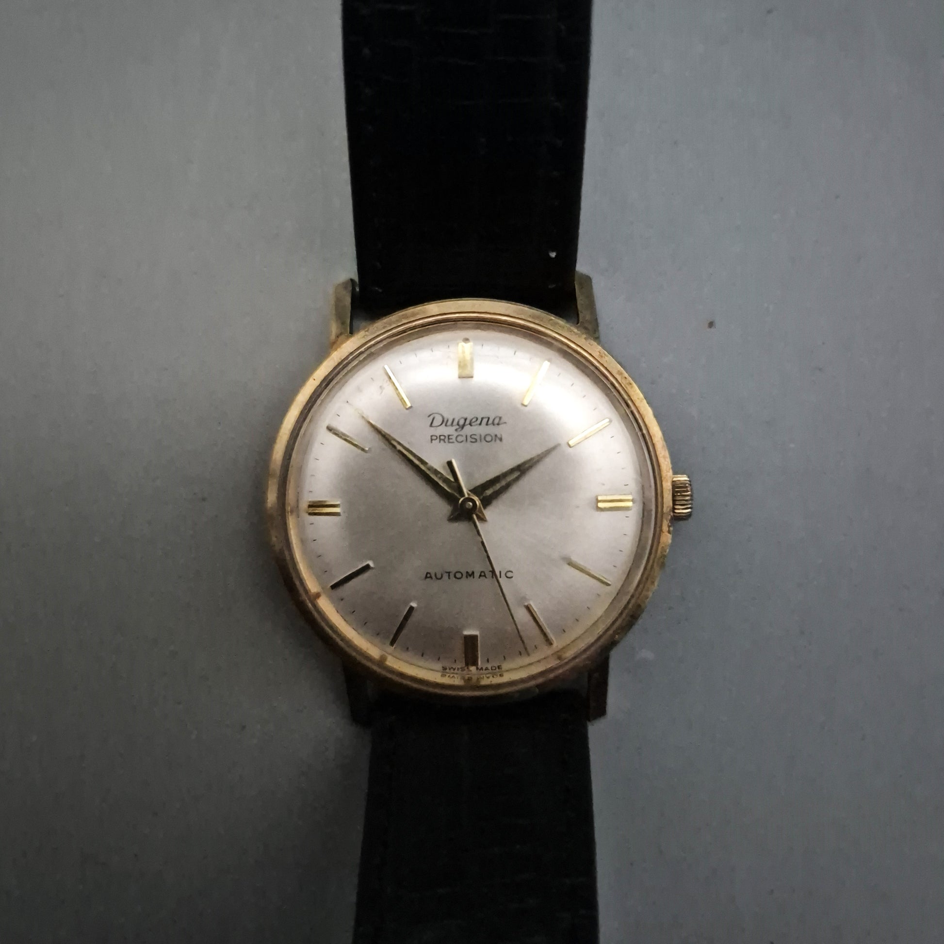 Dugena Herrenuhr Dugena Tresor Master Grün Herrenarmbanduhr