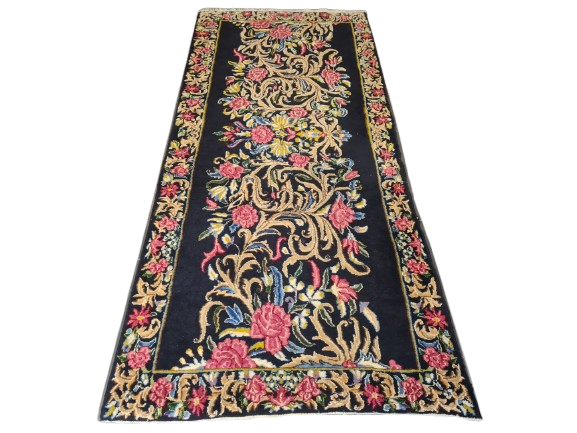 Perserteppich Orientteppich Handgeknüpfter Teppich Kirman fein 271x118cm