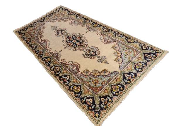 Perserteppich Orientteppich Handgeknüpfter Teppich Kirman fein 166x93cm