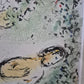 Lithographie Marc Chagall Athene senkt Odysseus in den Schlaf 46x54 cm