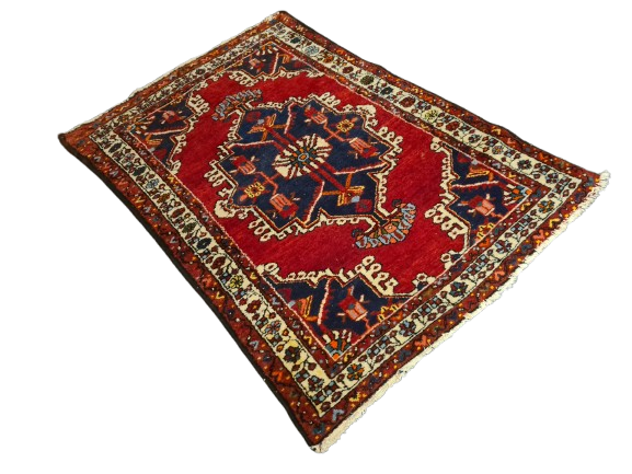 Perserteppich Orientteppich Handgeknüpfter Teppich Malaya antik 147x107cm