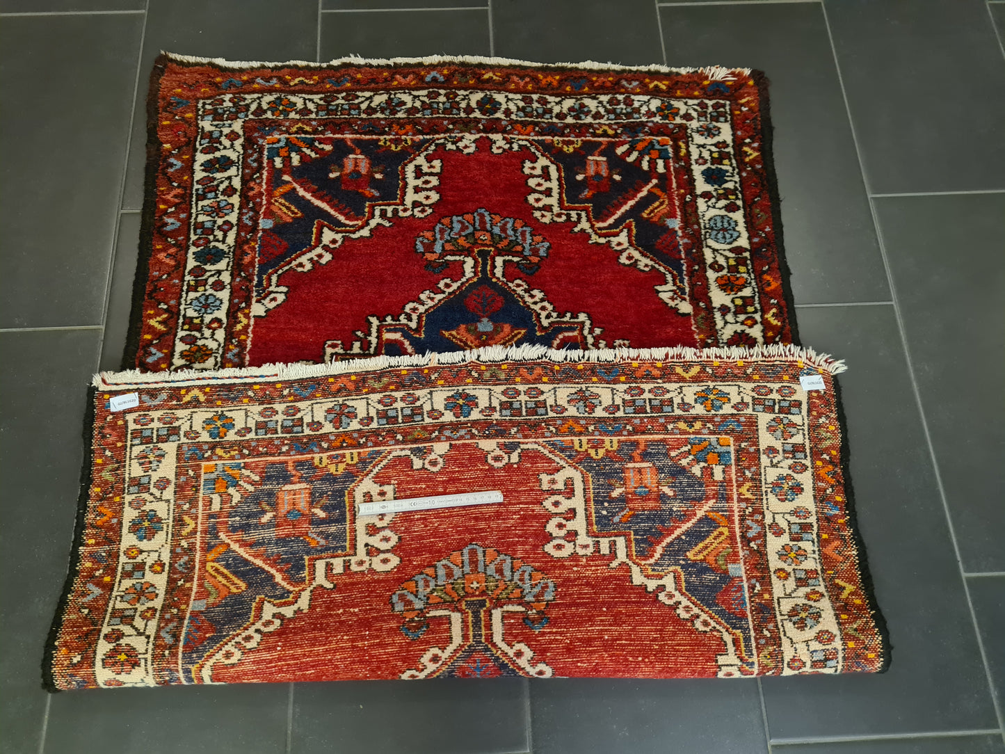 Perserteppich Orientteppich Handgeknüpfter Teppich Malaya antik 147x107cm