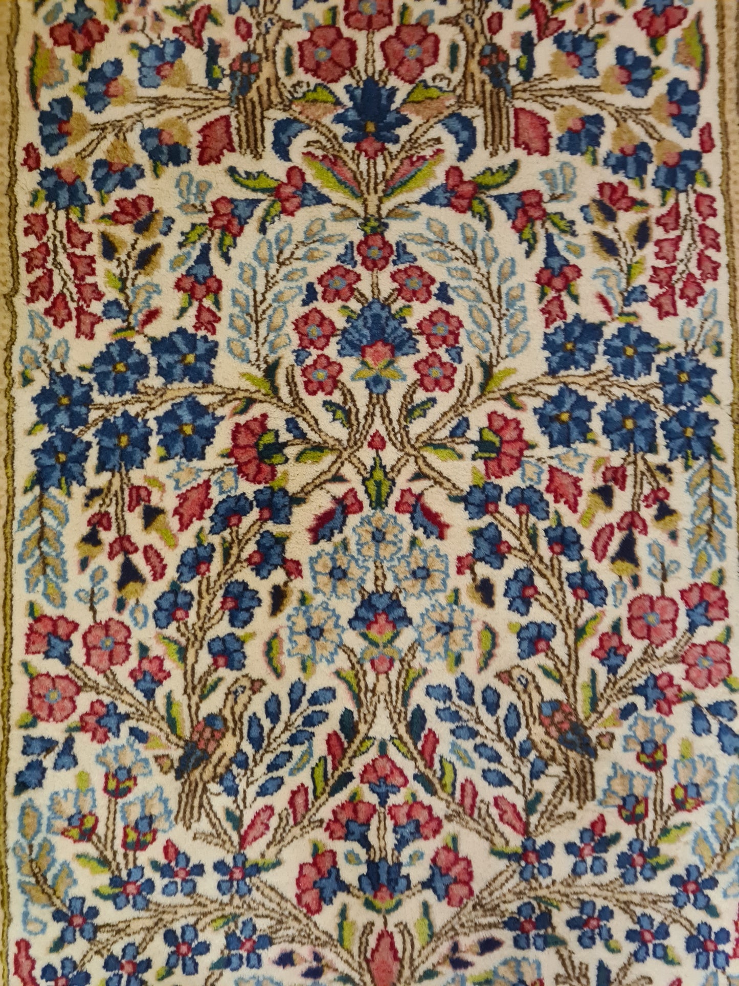 Perserteppich Orientteppich Handgeknüpfter Teppich Kirman fein 150x94cm