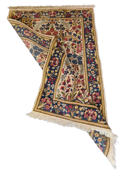 Perserteppich Orientteppich Handgeknüpfter Teppich Kirman fein 150x94cm