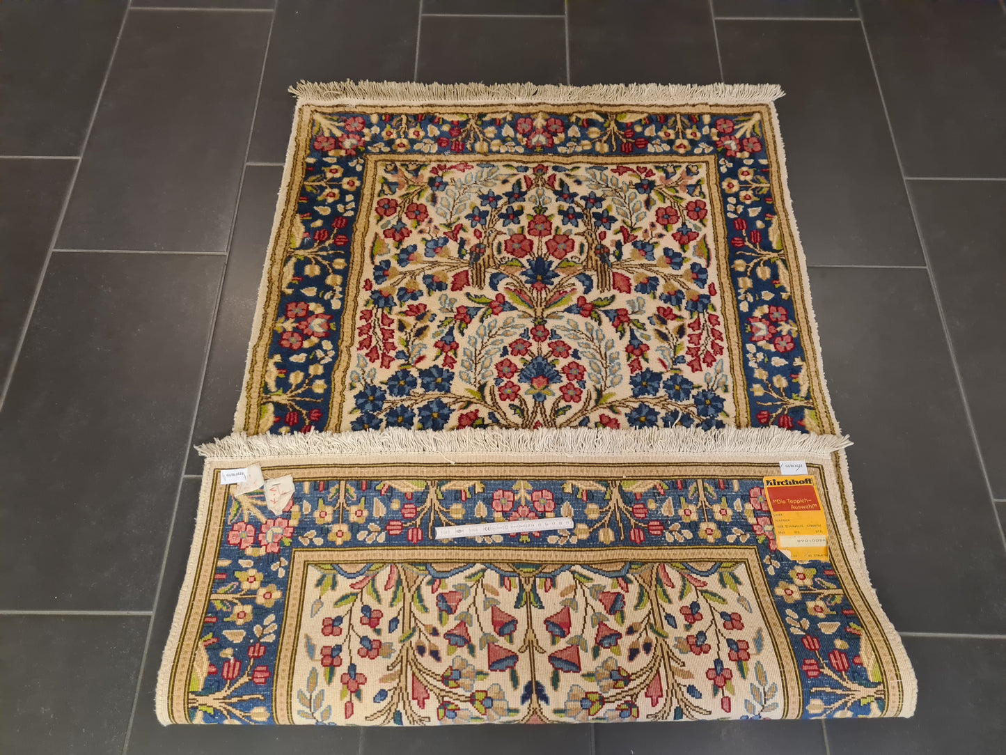 Perserteppich Orientteppich Handgeknüpfter Teppich Kirman fein 150x94cm