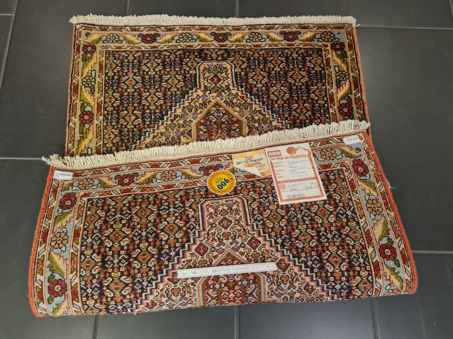 Perserteppich Orientteppich Handgeknüpfter Teppich Bidjar fein 110x76cm