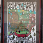 Druckgrafik Hundertwasser 690 Green Power Save the Rain 110x86cm