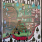 Druckgrafik Hundertwasser 690 Green Power Save the Rain 110x86cm