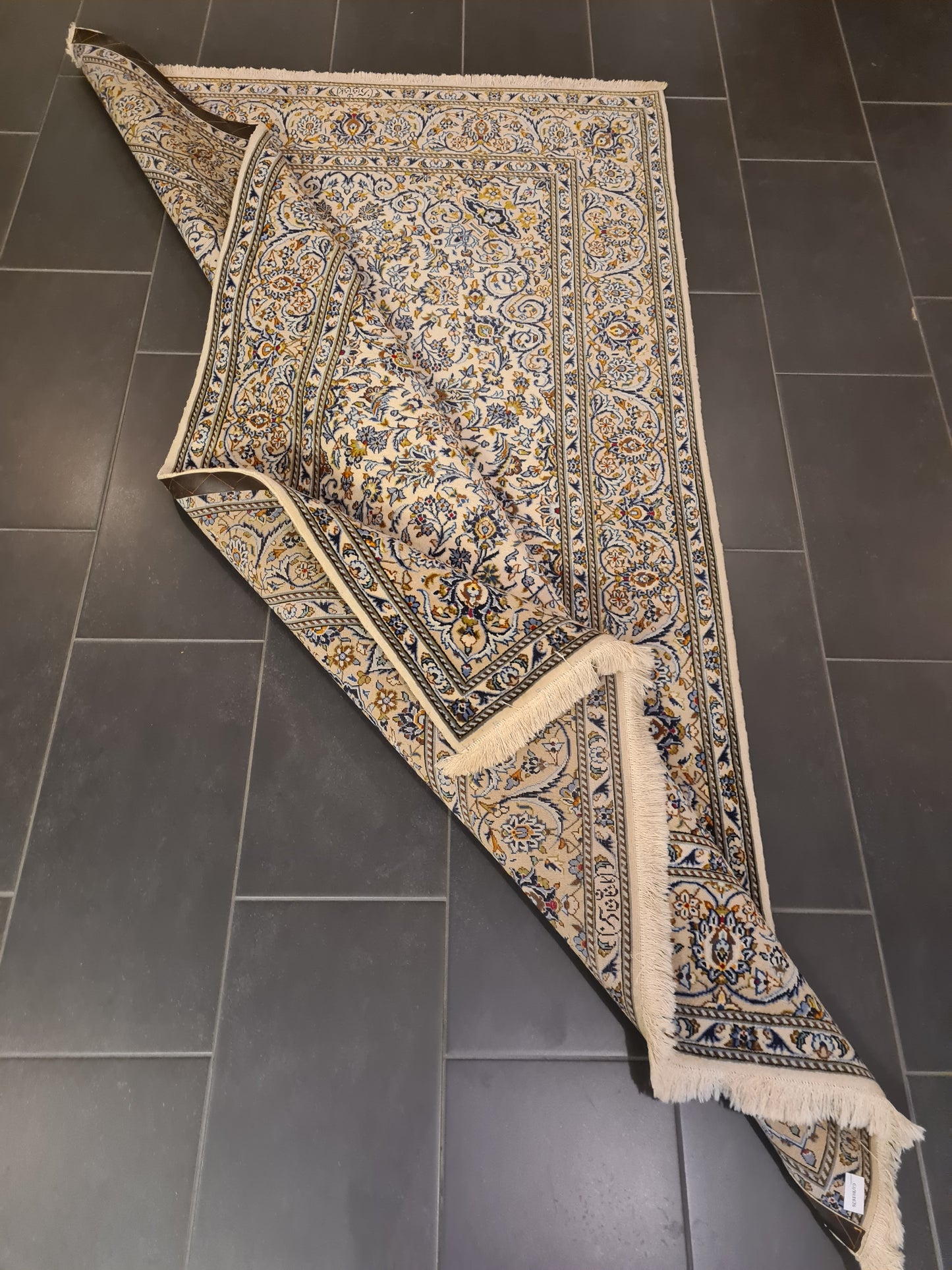 Perserteppich Orientteppich Handgeknüpfter Teppich Keshan Signiert 230x140cm