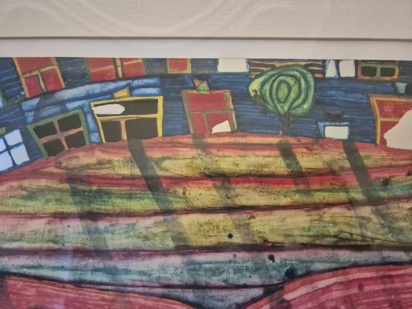 Druckgrafik Hundertwasser 823 Der Weg von dir zu mir zurück 99x83cm