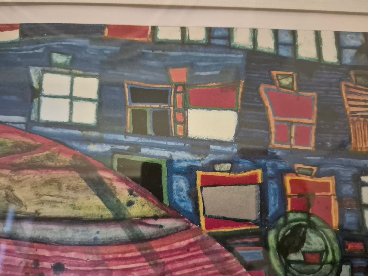 Druckgrafik Hundertwasser 823 Der Weg von dir zu mir zurück 99x83cm