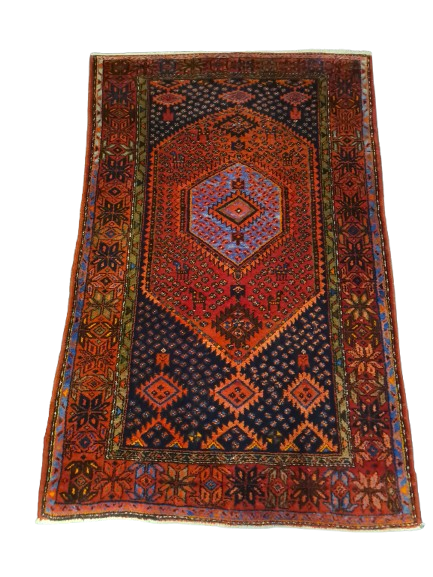 Perserteppich Orientteppich Handgeknüpfter Teppich Malaya antik 206x130cm