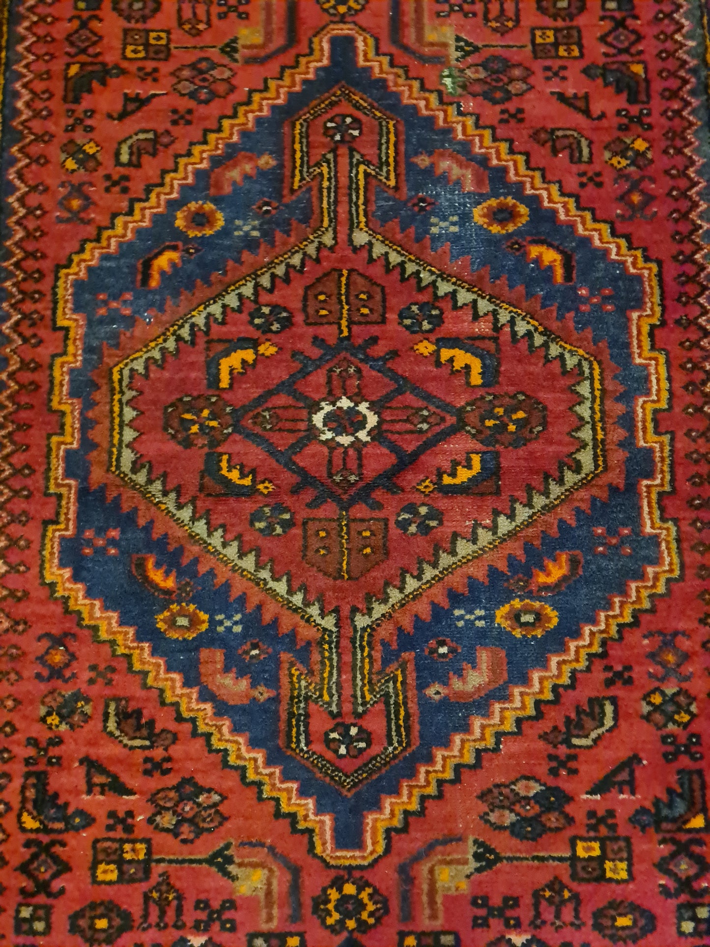 Perserteppich Orientteppich Handgeknüpfter Teppich Malaya antik 210x138cm