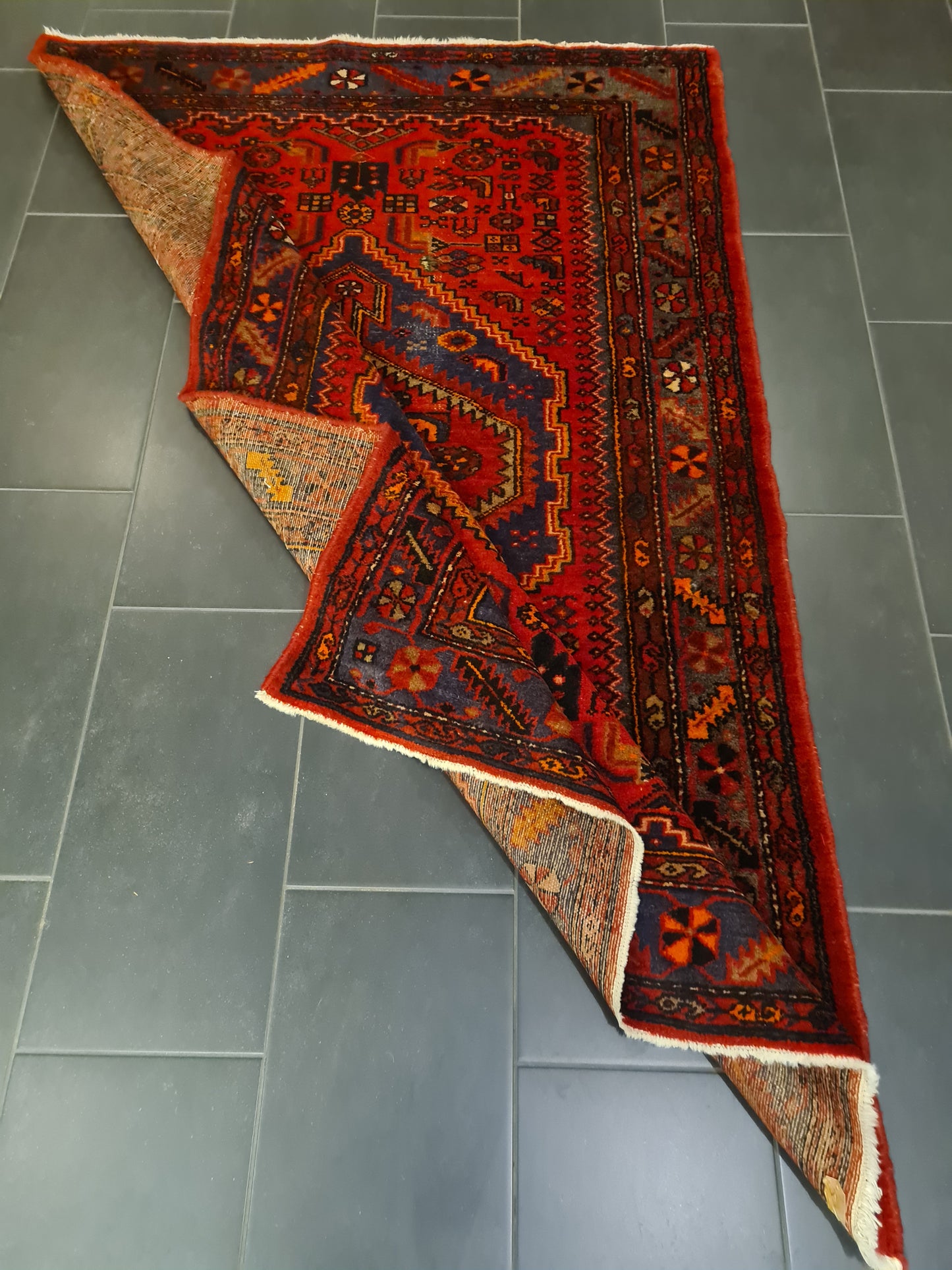 Perserteppich Orientteppich Handgeknüpfter Teppich Malaya antik 210x138cm