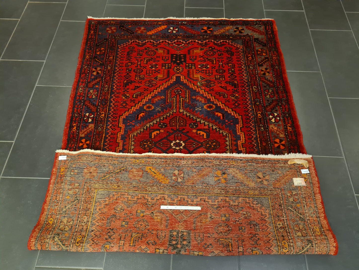 Perserteppich Orientteppich Handgeknüpfter Teppich Malaya antik 210x138cm