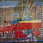 Druckgrafik Hundertwasser 138 Abstrakt Kunst 1952 109x89cm