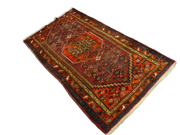 Perserteppich Orientteppich Handgeknüpfter Teppich Malaya antik 200x112cm