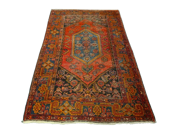 Perserteppich Orientteppich Handgeknüpfter Teppich Malaya antik 203x127cm