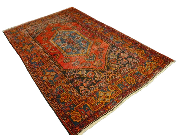 Perserteppich Orientteppich Handgeknüpfter Teppich Malaya antik 203x127cm