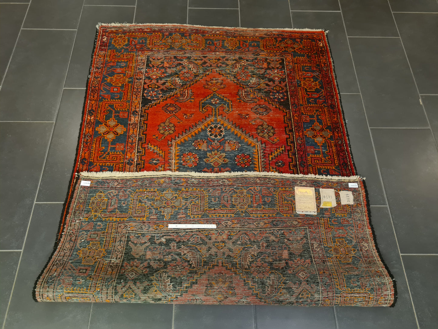 Perserteppich Orientteppich Handgeknüpfter Teppich Malaya antik 203x127cm