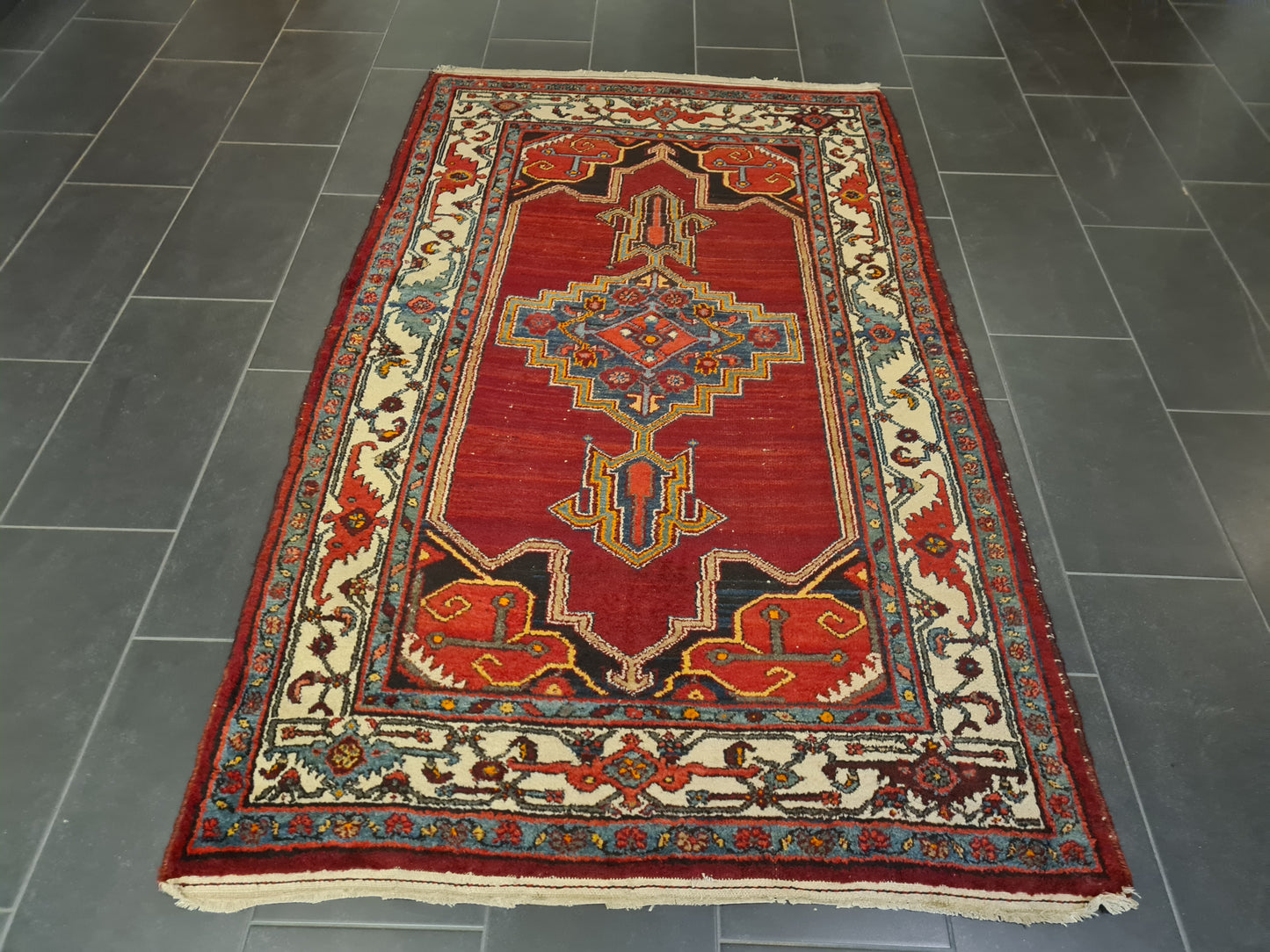 Perserteppich Orientteppich Handgeknüpfter Teppich Malaya antik 220x130cm