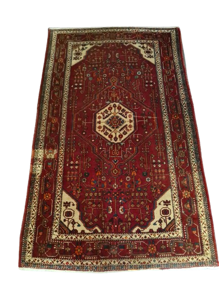 Perserteppich Orientteppich Handgeknüpfter Teppich Malaya antik 207x127cm