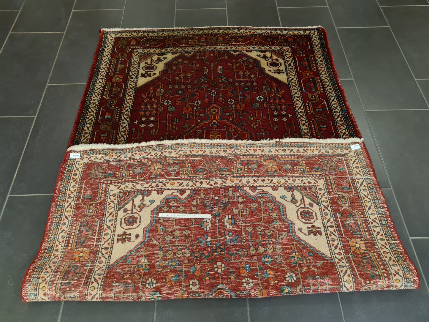 Perserteppich Orientteppich Handgeknüpfter Teppich Malaya antik 207x127cm