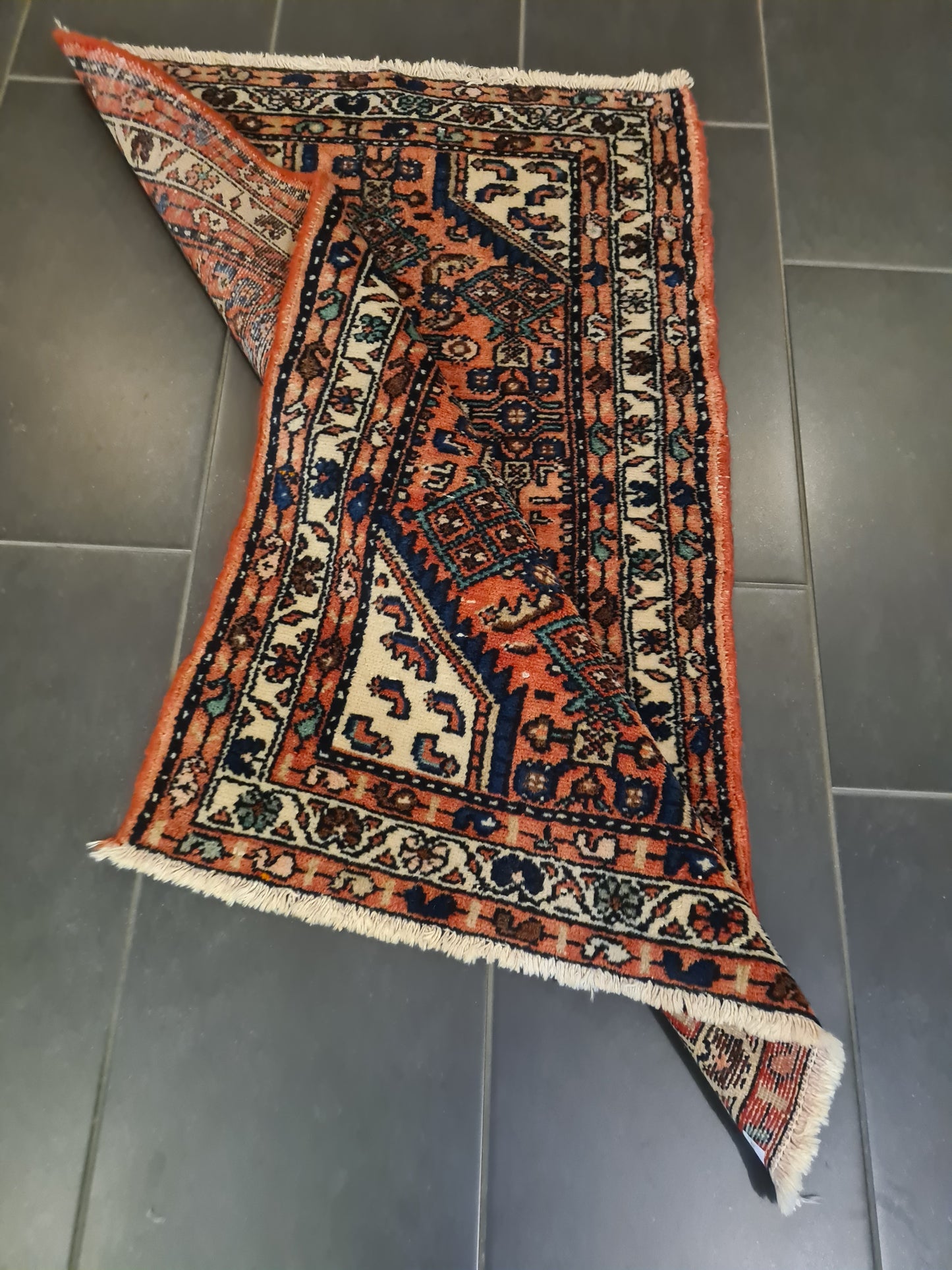 Perserteppich Orientteppich Handgeknüpfter Teppich Malaya antik 120x76cm