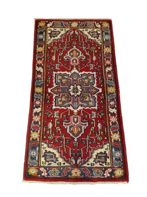 Perserteppich Orientteppich Handgeknüpfter Teppich Indo Bidjar 140x76cm