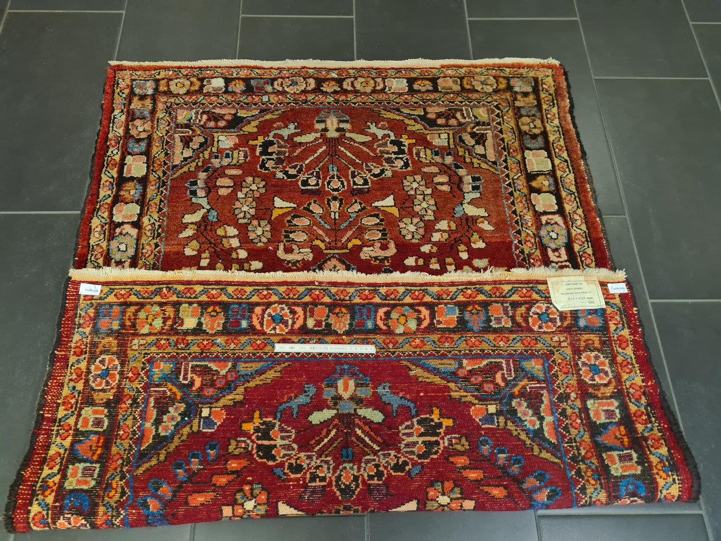 Perserteppich Orientteppich Handgeknüpfter Teppich Malaya antik 153x117cm