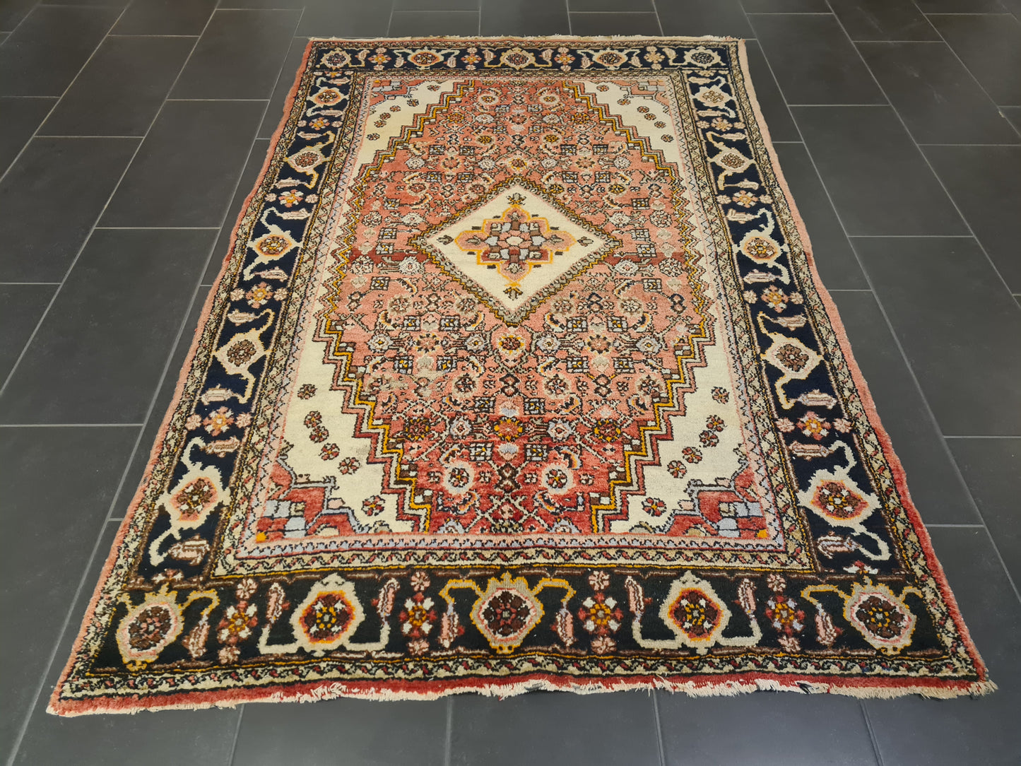 Perserteppich Orientteppich Handgeknüpfter Teppich Malaya antik 210x138cm