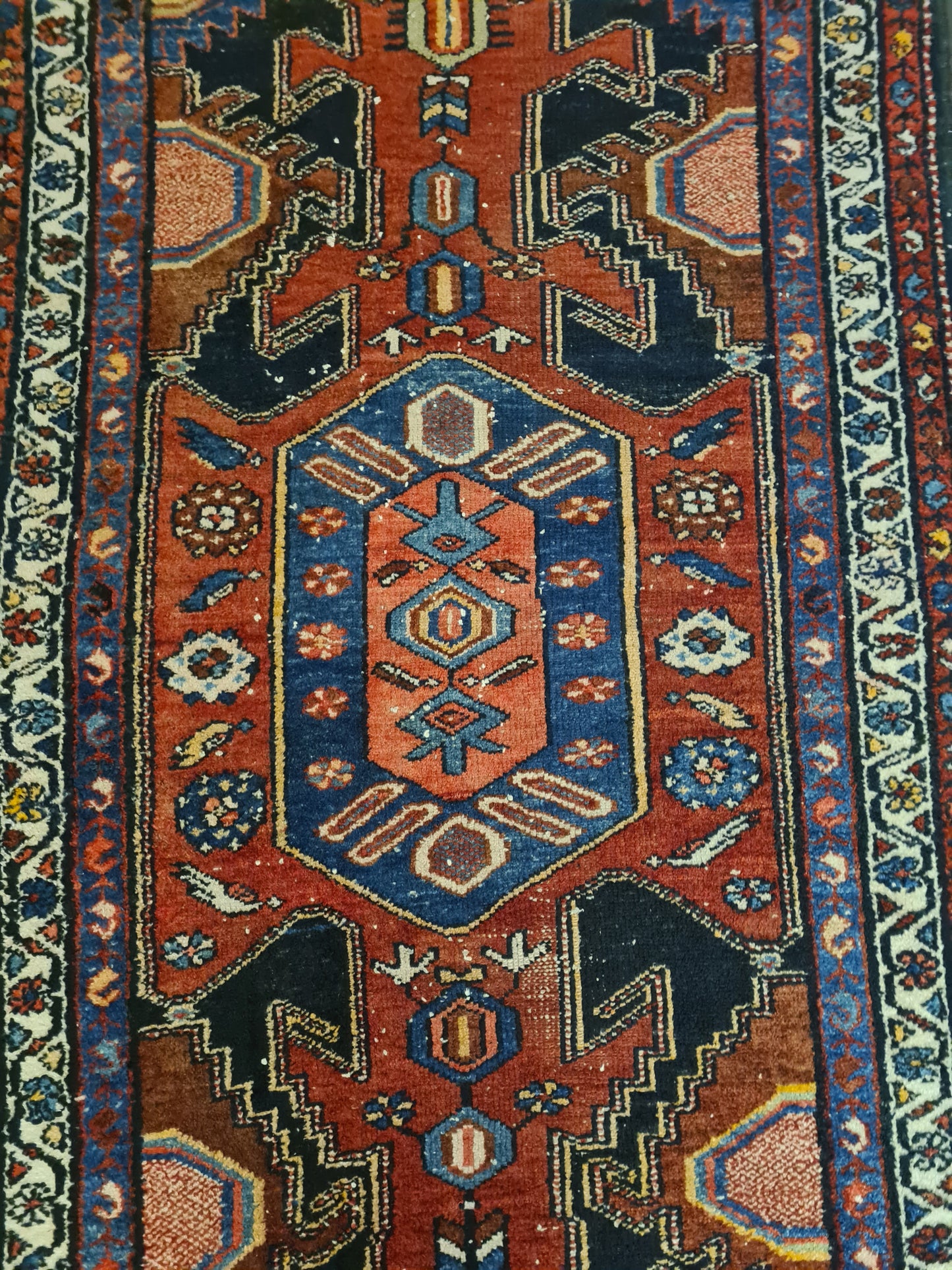 Perserteppich Orientteppich Handgeknüpfter Teppich Malaya antik 271x97cm