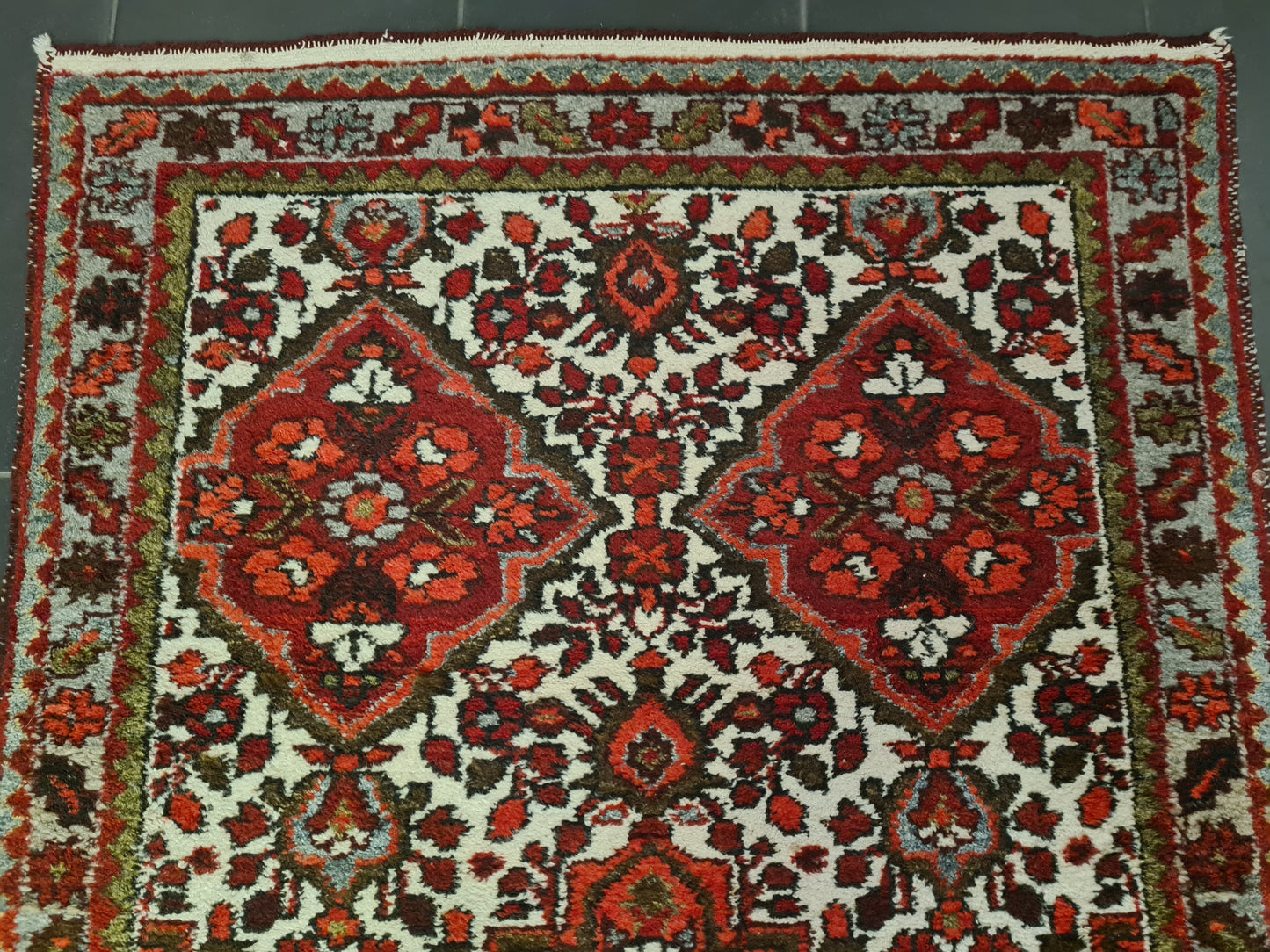 Perserteppich Orientteppich Handgeknüpfter Teppich Malaya antik 158x101cm