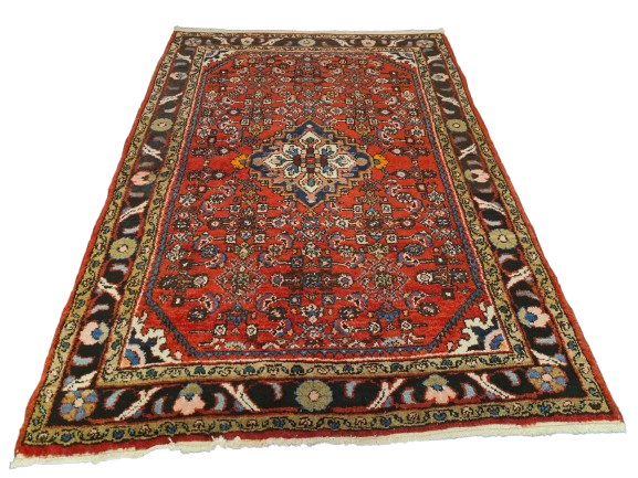 Perserteppich Orientteppich Handgeknüpfter Teppich Malaya antik 160x113cm